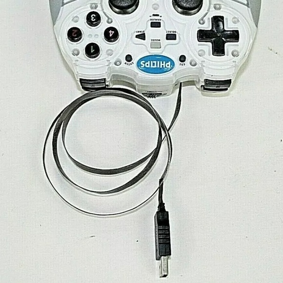 Philips USB Dual shock game controller with retractable USB cord - Picture 6 of 6